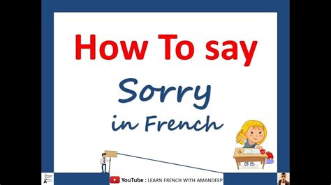 How To Say I M Sorry In French Je Suis D Sol By Amandeep Singh Kalsi