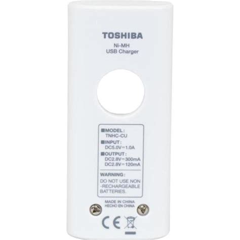 Carregador De Pilha Usb Tnhc Gme Cb C Pilhas Aa Mah Toshiba