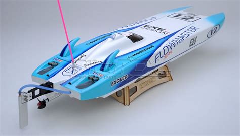 Exceed Racing Electric Powered Fiberglass Catamaran Mm Kit Version