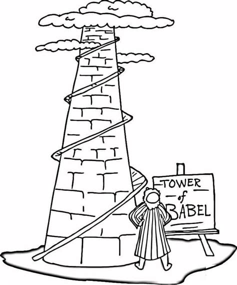 Dibujos De Torre De Babel Para Colorear Dibujos Online