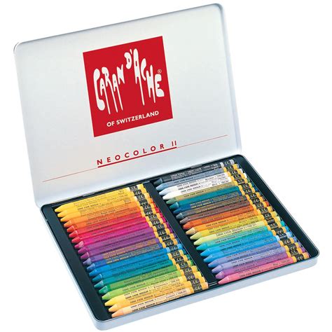 Caran D Ache Neocolor Ii Water Soluble Wax Pastel Set Pk Pastel