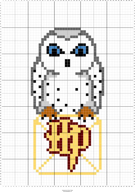 pixel art harry potter hedwige 31 Idées et designs pour vous