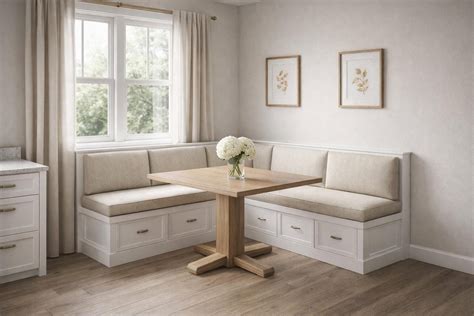 shape banquette seating plans diy built  corner bench woodworking