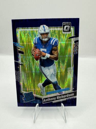 Panini Donruss Optic Anthony Richardson Purple Shock Rated Rookie