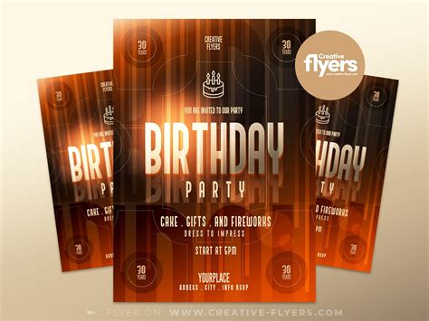 birhtday invitation card  edit  photoshop creative flyers