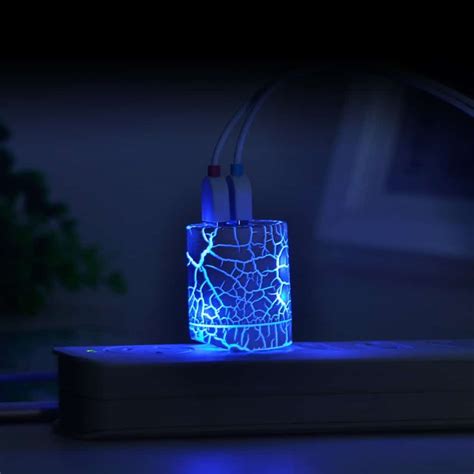 Glowing USB Wall Charger