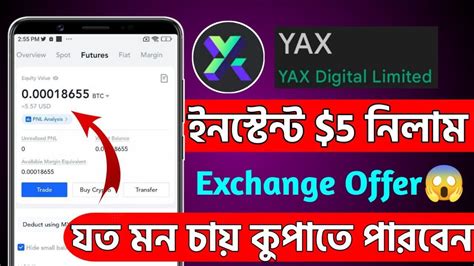 Instant Payment Withdraw Yax Exchange Offer New