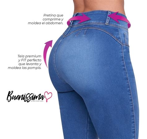 Jeans Seven Pantal N Dama Colombiano Levanta Pompis L Mercado Libre