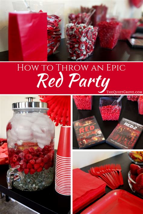 How To Throw An Epic Red Party ⋆ The Quiet Grove