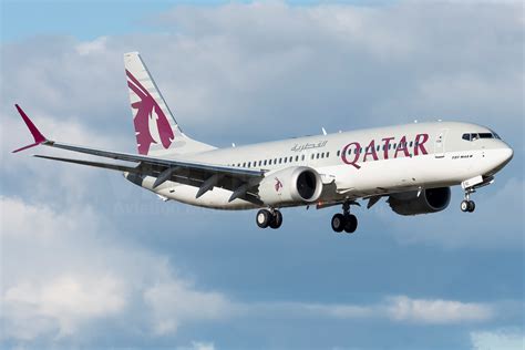 Qatar Airways Boeing Max A Bsc V Images Aviation Media