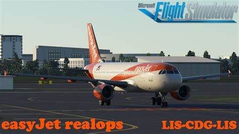 Msfs Vatsim Live Fenix A Easyjet Realops Vezy Nach Paris