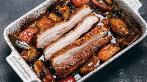 Roast Pork Belly With Apple Soy And Ginger Sbs The Cook Up With Adam Liaw