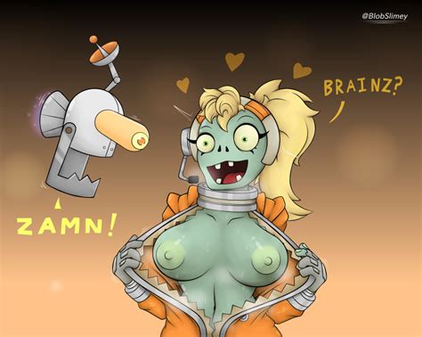 Rule 34 Big Breasts Breasts Female Female Only Nipples Plants Vs Zombies Plants Vs Zombies