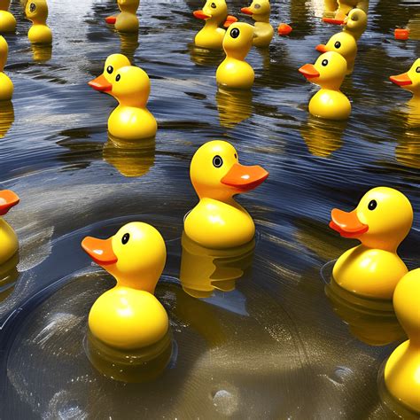 Colorful Rubber Ducks