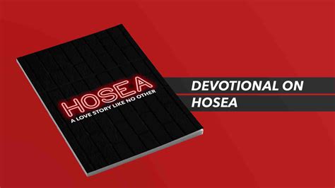 Hosea Devotional Free For Ministry Resources