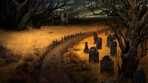 Graveyard Background Hd