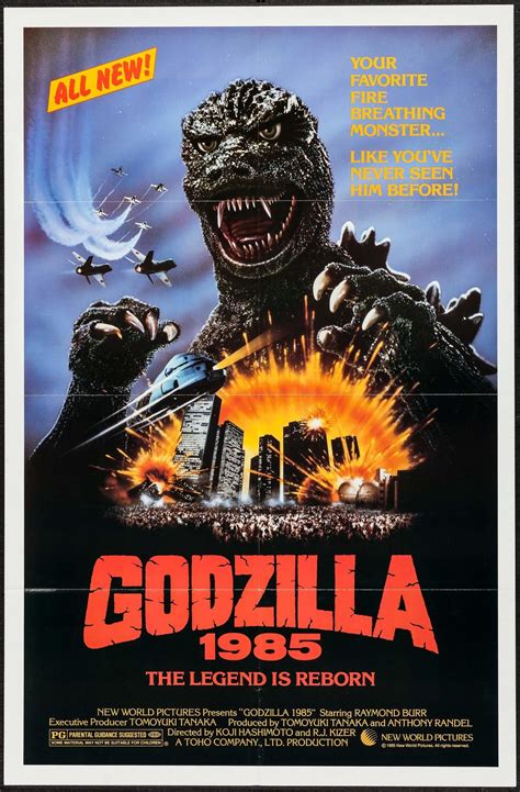 Godzilla 1985 movie poster – Dangerous Universe