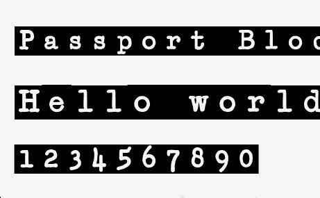 Passport Font Free Download - FontsMag