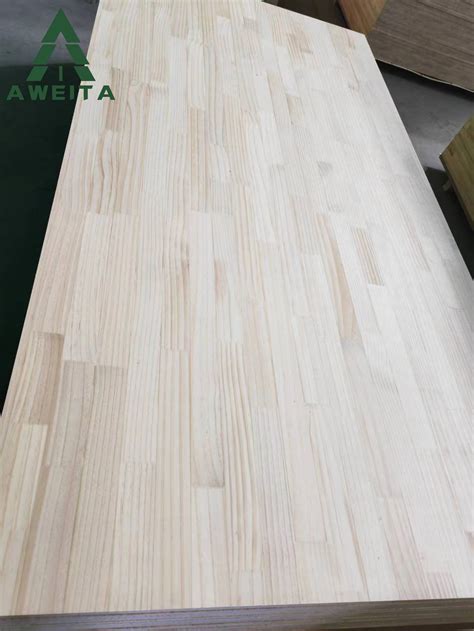 Pine Finger Jointed Edge Glued Solid Wood Panel China Pine Finger