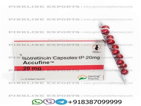 Accufine Finished Product Isotretinoin 20 Mg Capsules For Oral