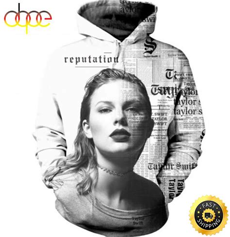 3D Printed Taylor Swift Reputation Hoodie - Xtrendingprint