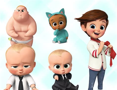 The Boss Baby Clipart Boss Baby Characters Boss Baby Png Etsy