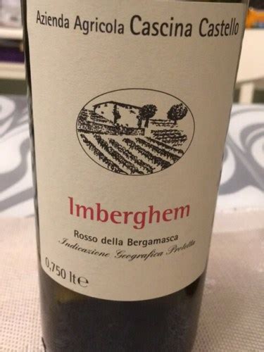 2018 Cascina Castello Imberghem Rosso Della Bergamasca Vivino US