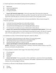 CHN Questionaires Pdf 1 In Which Step Are Plans Formulated For