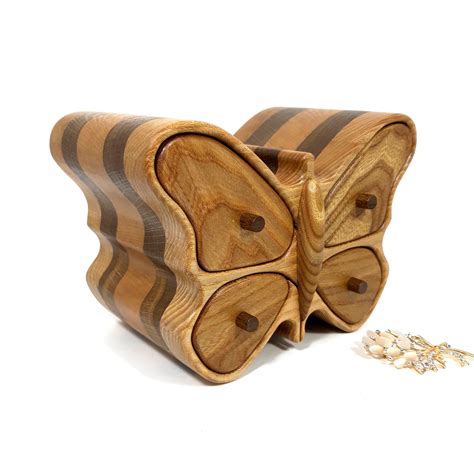 Bandsaw Box Jewelry Box Butterfly Etsy