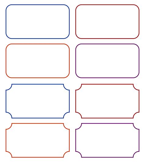 Printable Flashcard Templates To Cards