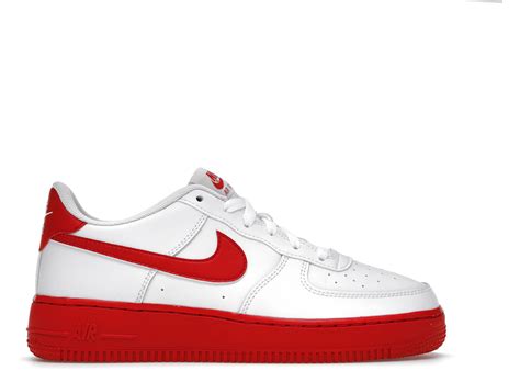 Nike Air Force 1 Low White Red Midsole (GS) - CV7663-102 - US