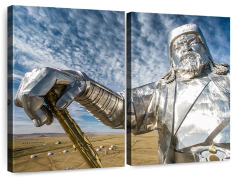 Genghis Khan Statue Wall Art Photography