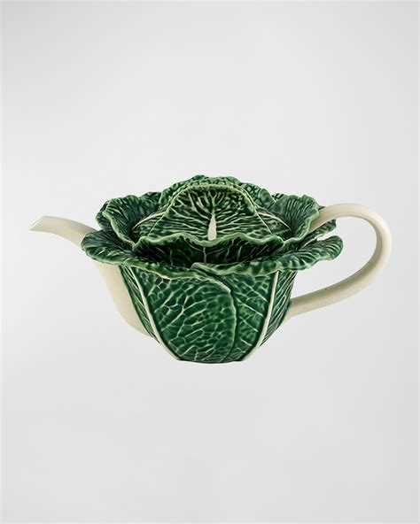 Bordallo Pinheiro Green Cabbage Dinnerware Collection Matching Items