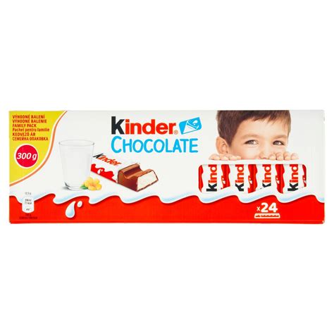 Kinder Chocolate Tyčinky Z Mléčné čokolády S Mléčnou Náplní 24 Ks 300g