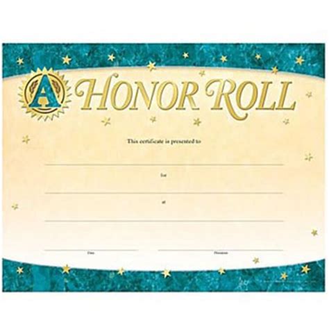 8 Printable Honor Roll Certificate Templates Samples Doc Pdf in Honor Roll Certificate Template ...