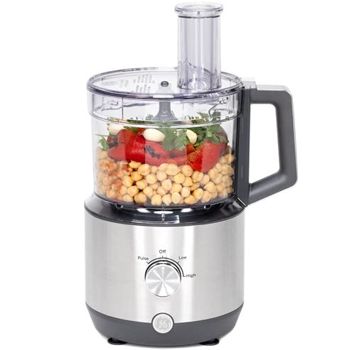 Ge Food Processor Cup Complete With Feeding Tubes Stainless