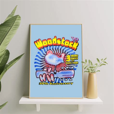 Vintage Woodstock 99 Poster Set, Vintage Woodstock 1999 Poster Set ...