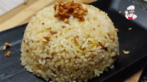 Garlic Fried Rice Recipe Quick And Easy Youtube