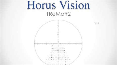 Tremor 2 Horus Vision Scope Reticle Youtube