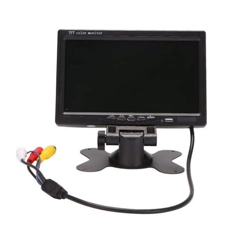 RADAR DE RECUL CAMERA DE RECUL 12V 24V 7 Pouces TFT LCD Couleur