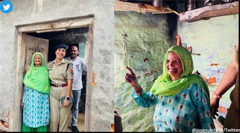 ‘swades Moment Ips Officer Brings Electricity To 70 Year Old Womans