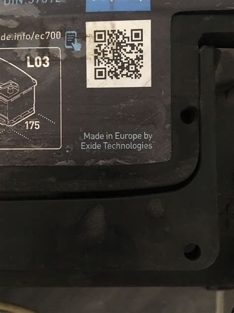 EC700 Аккумуляторная батарея EXIDE | Запчасти на DRIVE2