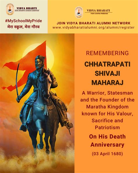 Vidya Bharati Alumni pays homage to Chhatrapati Shivaji Maharaj on His Death Anniversary | VB Portal