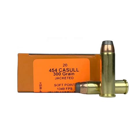 HSM Pro Pistol Hunter 454 Casull 300 Gr Sierra Jacketed Soft Point