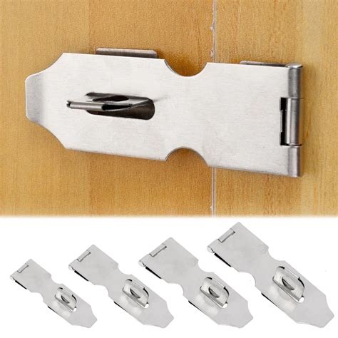 Anti Theft Hasp Staple Shed Latch Stainless Steel Door Lock Padlock