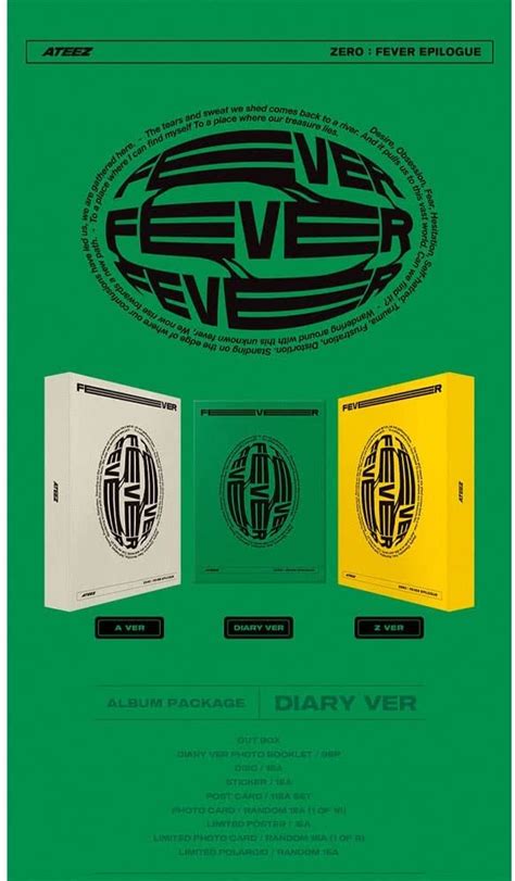 Buy Ateez Zero Fever Epilogue Th Mini Album Contents Poster Message