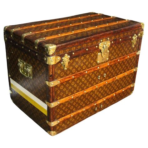 This Superb S Louis Vuitton Steamer Trunk Features Stenciled