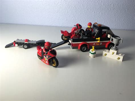 Lego City Racing Bike Transporter Used In Great Condition