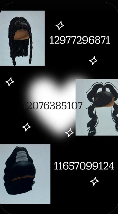 Hair In 2023 Black Hair Roblox Roblox Codes Coding Clothes