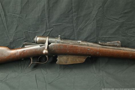 Italian 1870 Vetterli Rifle Converted To 6 5 Carcano 1873 C R Curios